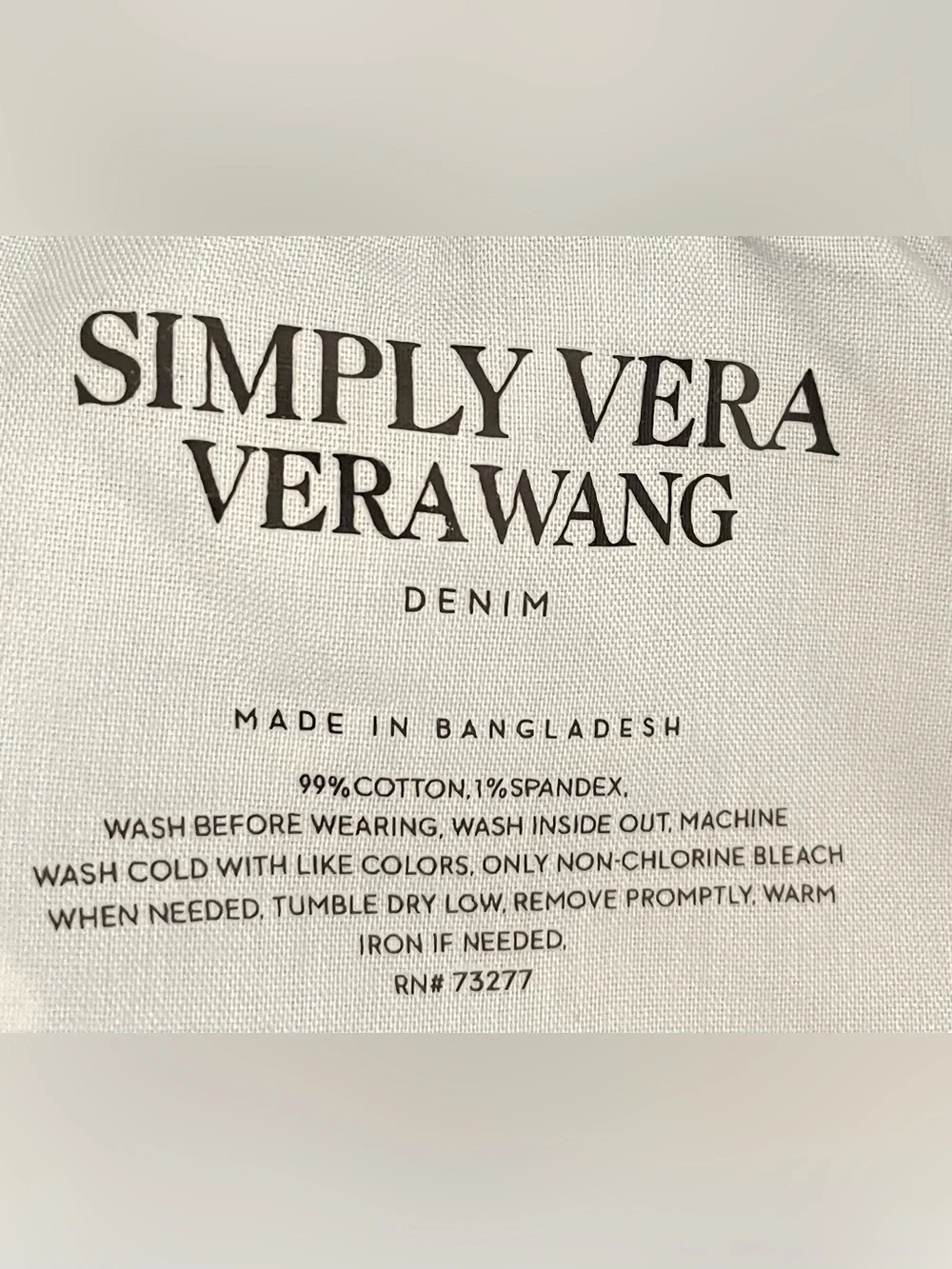 Simply Vera Vera Wang Blue Denim Shorts